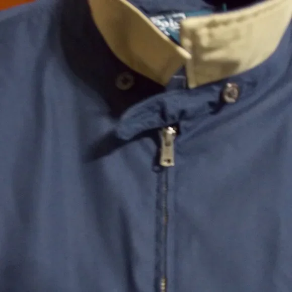 Polo Ralph Lauren Jacket Mens XXL Blue Harrington Plaid Lined Vintage - Picture 5 of 14